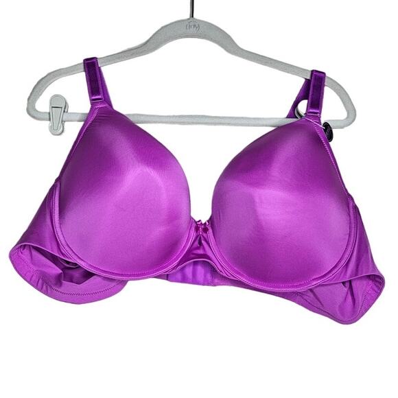 NEW Torrid 50B 360 Back Smoothing Bra Purple Padded Underwire Support - Picture 1 of 3